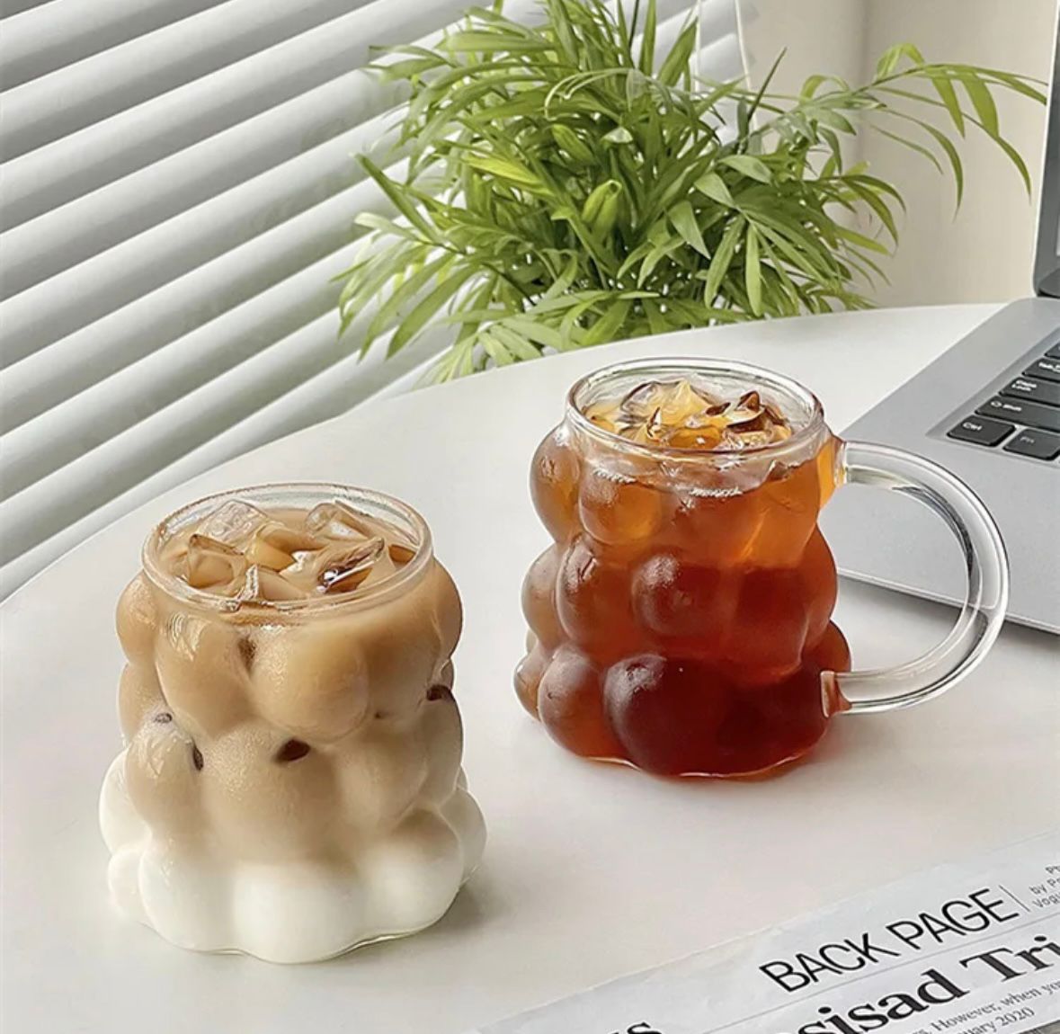Grape Glass Cups - 4Pcs